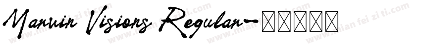 Marvin Visions Regular字体转换